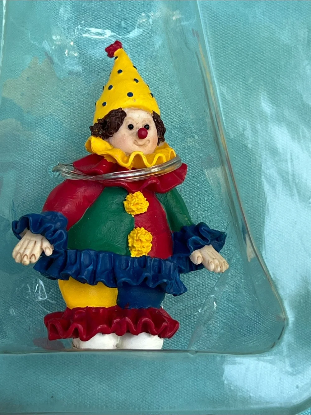 Department 56 Half-Pints Clown village figure or cake topper.  Retired piece.